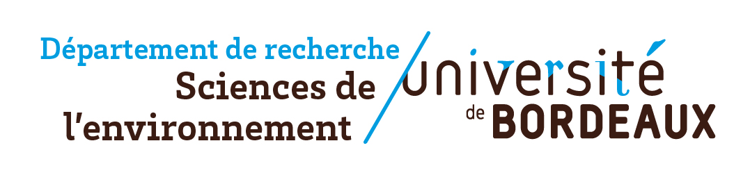 UNIVERSITE DE BORDEAUX - Département de recherche Sciences de l'environnement